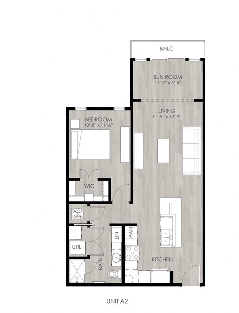 floor plan  1 bedroom apartment